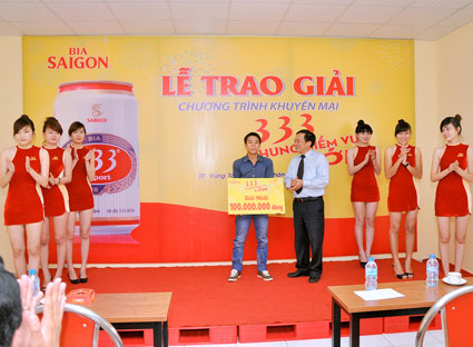 Trao giải thưởng khuyến mại “Chung niềm vui lớn”