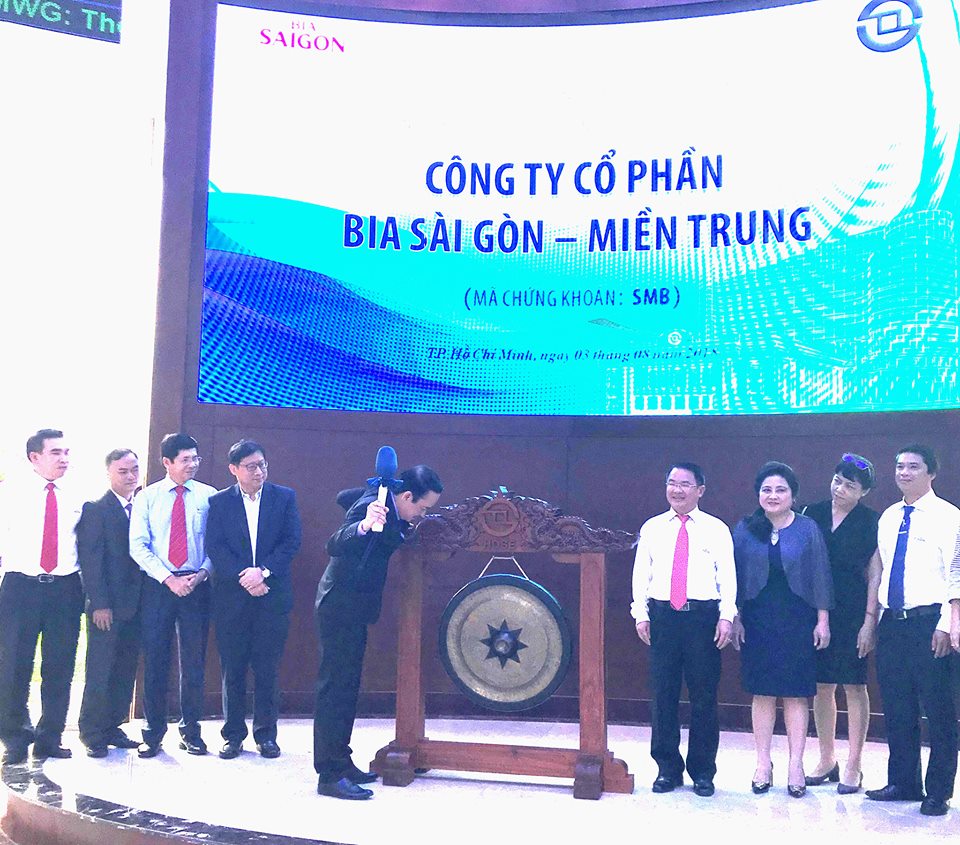 Bia Sài Gòn – Miền Trung lên sàn HoSE